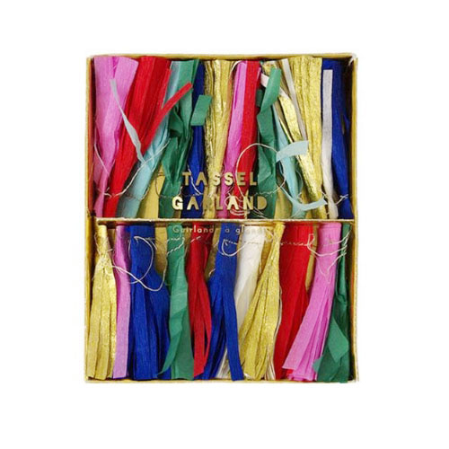 MeriMeri Multi Color tassel Garland