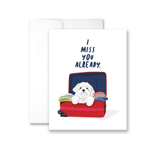 I Miss You Already Greeting Card