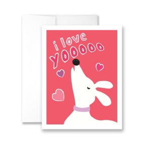 I Love Yoooo Greeting Card