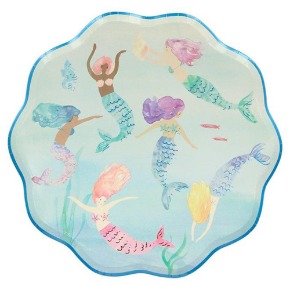 MeriMeri 메리메리 Mermaids Swimming Plates (8set)