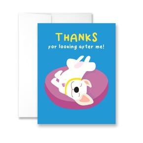 Thanks For Looking After Me Greeting Cards